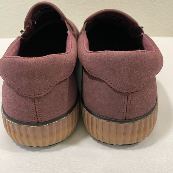 (NEW) LUGZ "Spell" Women's Non Slip Rubber Sole Slip On Loafer, Burgundy - 11 - Picture 7 of 12